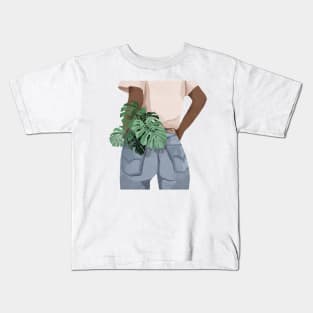 Pocket Full Of plants Kids T-Shirt